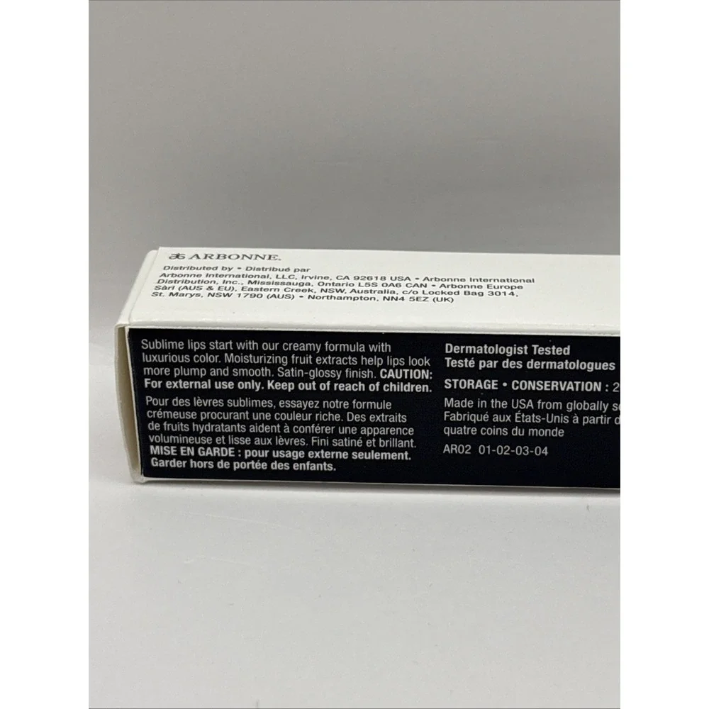 Arbonne Smoothed Over‎ Lipstick Color Willow #7922 Discontinued New